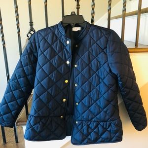 Girls Crown and Ivy Navy Blue Jacket Size XL